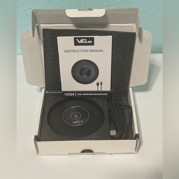 VeGue VD60 USB Conference Microphone, 360° Omnidirectional Zoom Video Conference - Picture 2 of 3